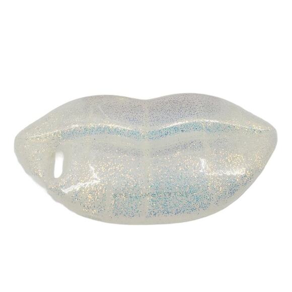 Stella McCartney Soft Rubber 3D Lips iPhone 6 Case CLEAR Glitter